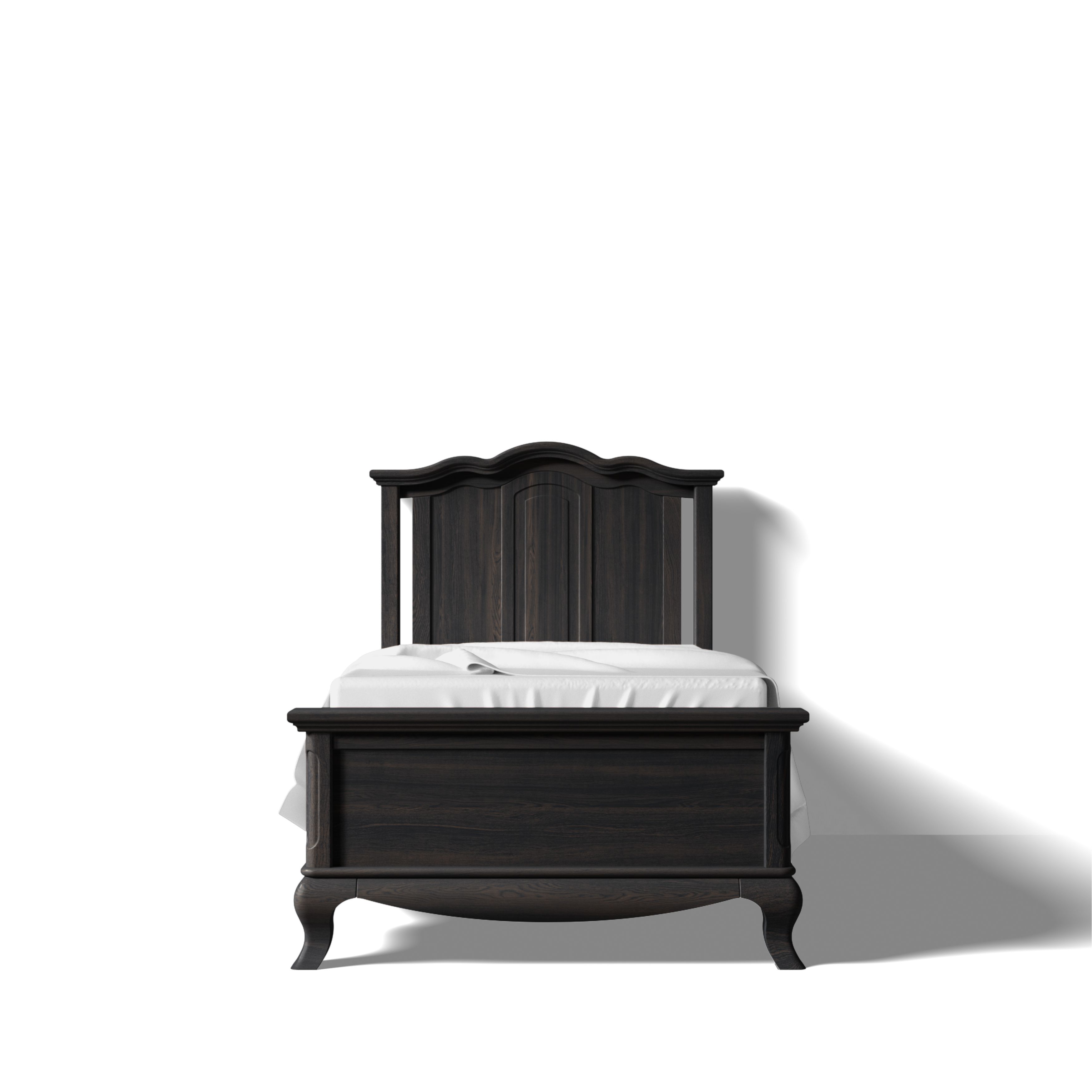 Pat pentru o Persoană Cleopatra din Lemn Masiv