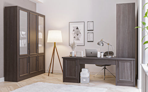 Mobilier de birou din lemn masiv la comanda