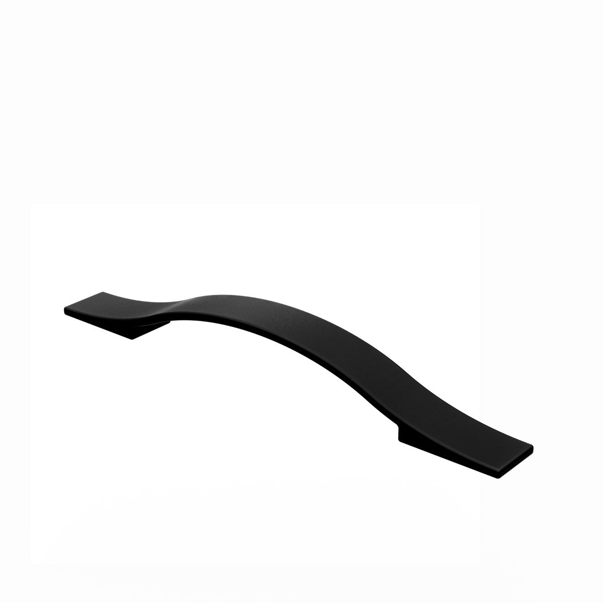 Maner curbat metalic | Negru