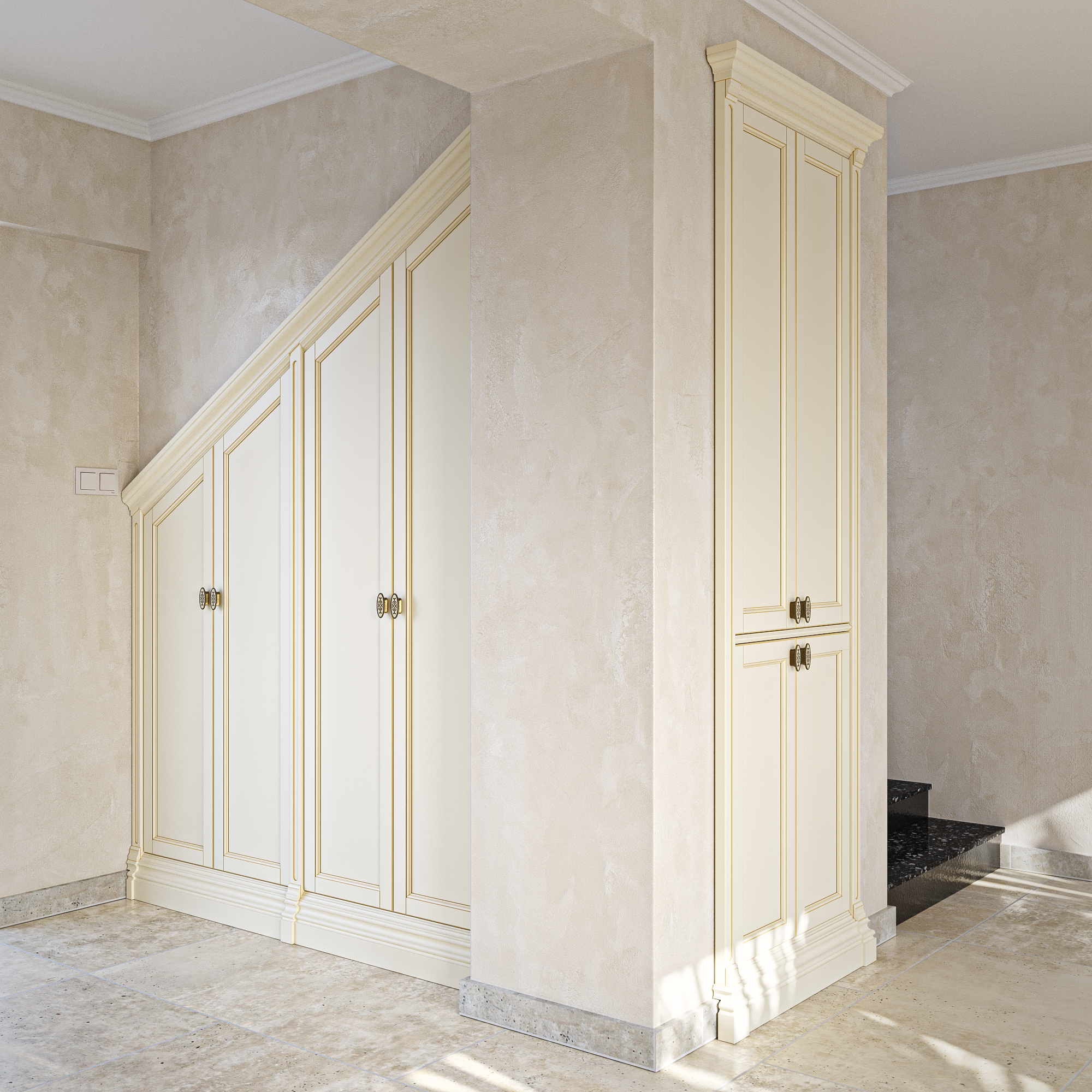 Mobilier de hol din lemn masiv la comandă