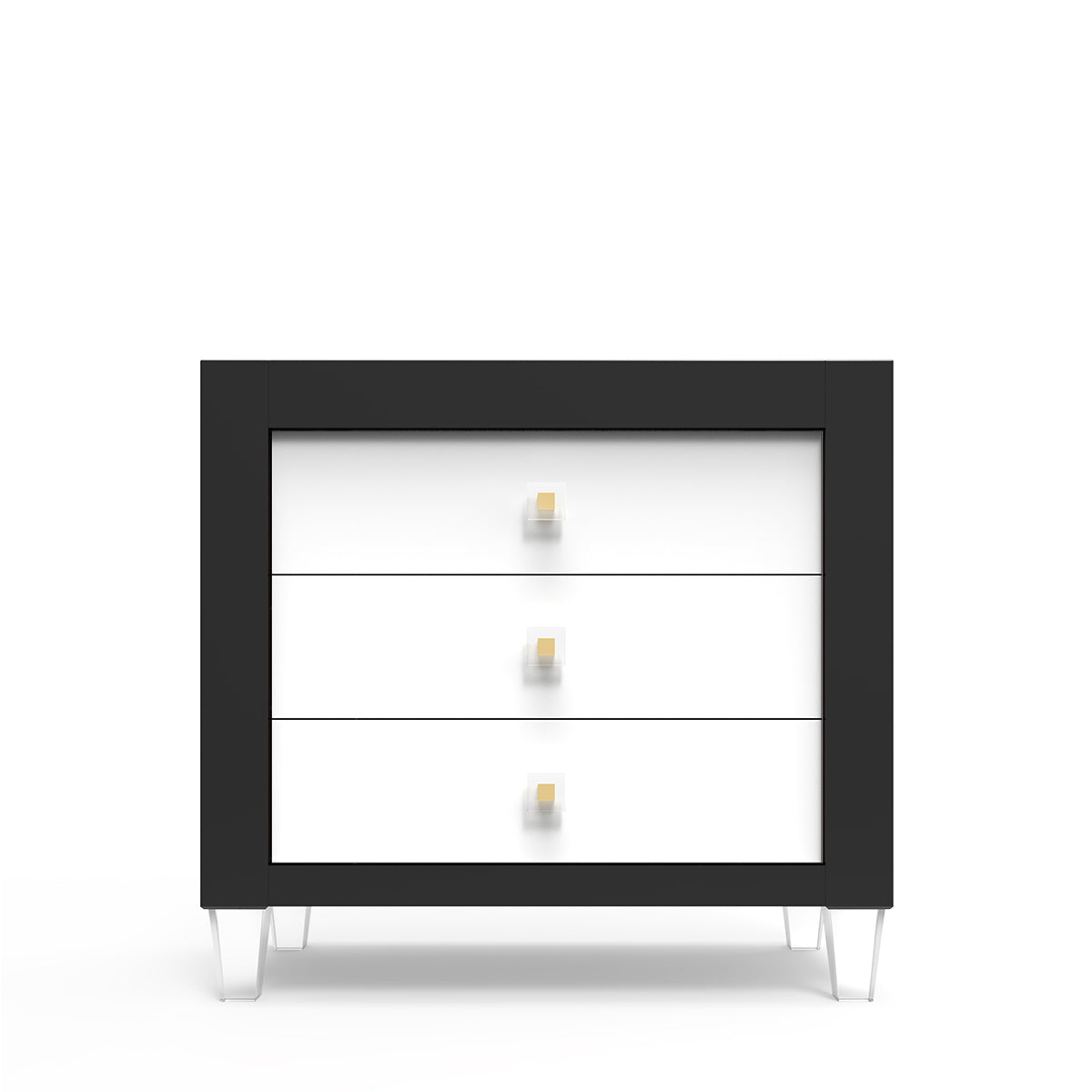 Comodă Millenario din Lemn Masiv cu 3 Sertare