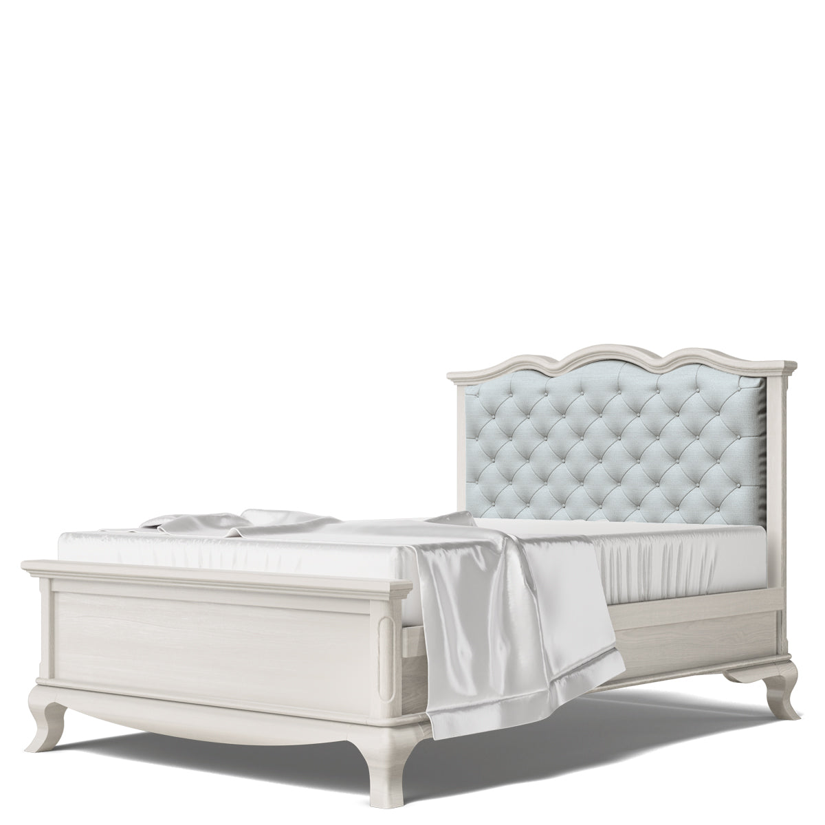 Pat Dormitor Cleopatra din Lemn Masiv cu Tapițerie