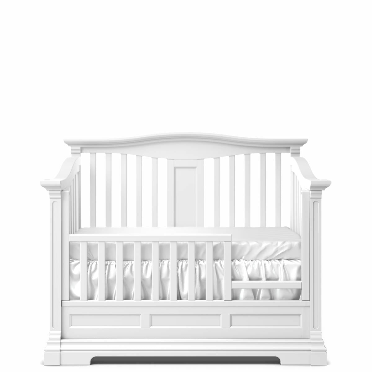 Pătuț Convertibil Imperio din Lemn Masiv cu Baluștri