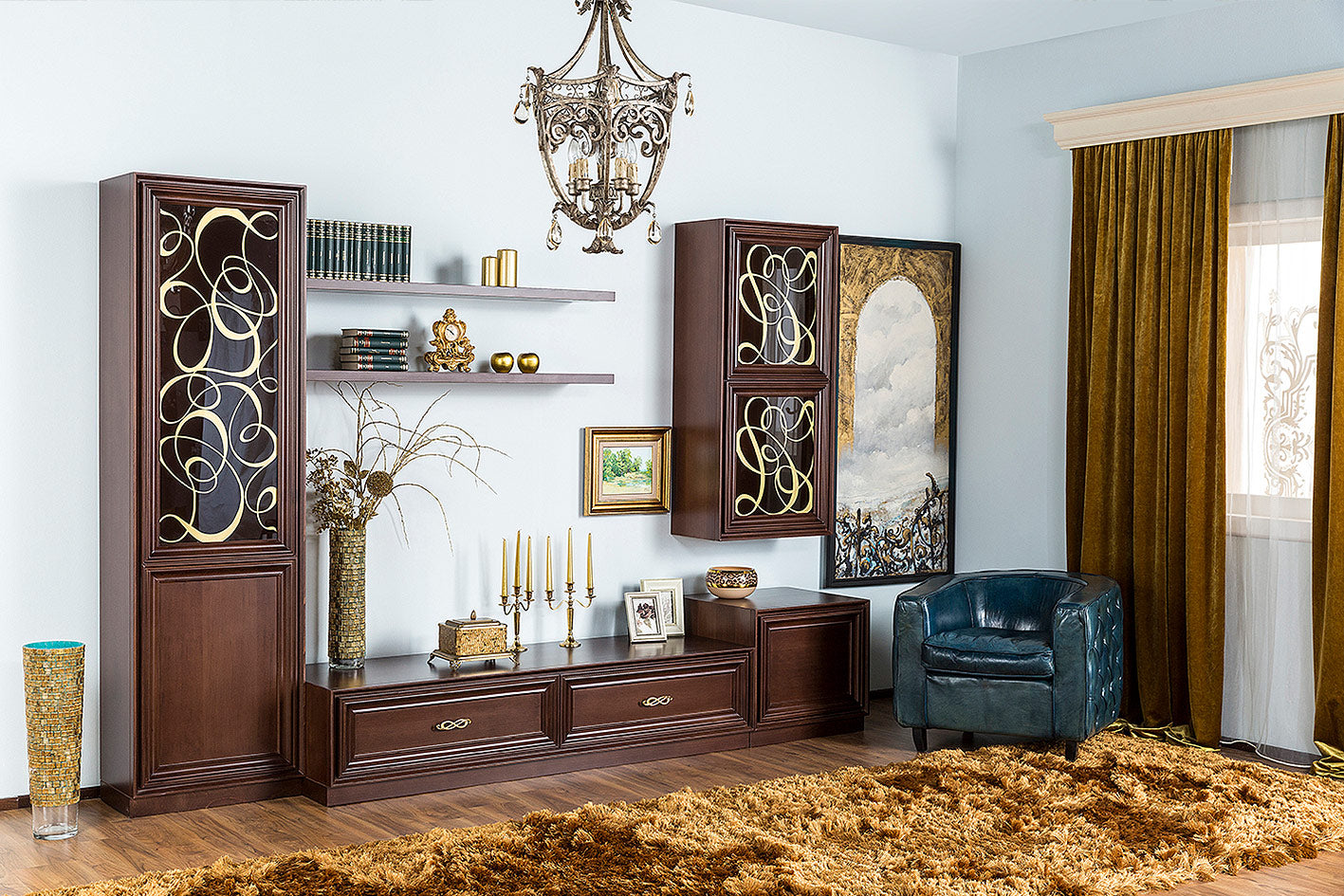 Mobilier de birou din lemn masiv la comandă