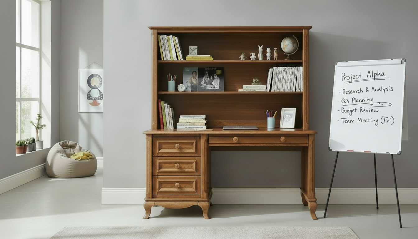 Birou din lemn masiv