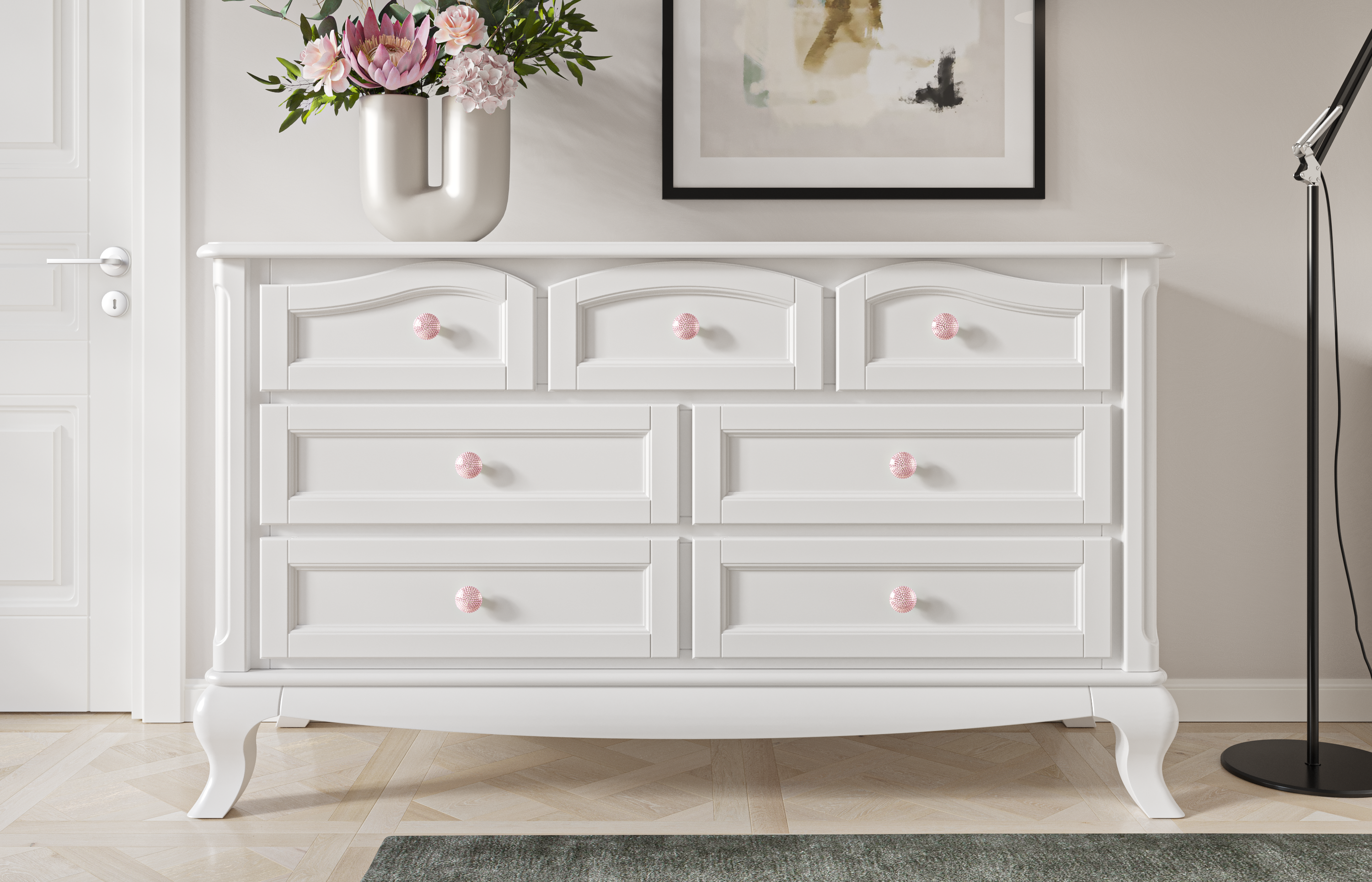 Comodă din lemn masiv