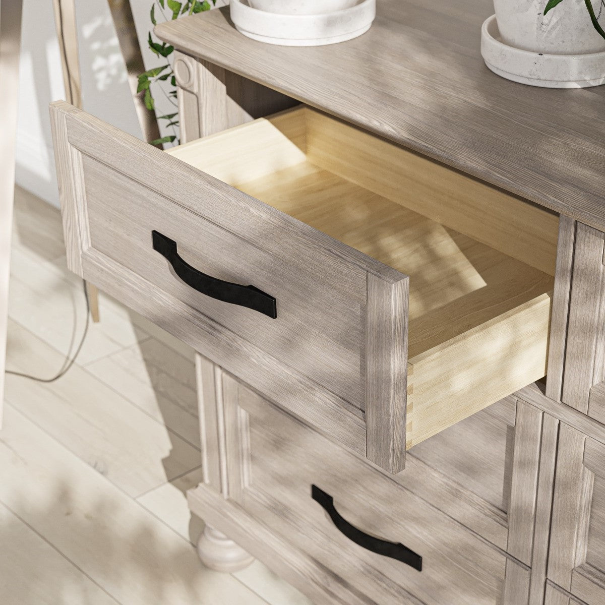 Maner curbat metalic | Negru