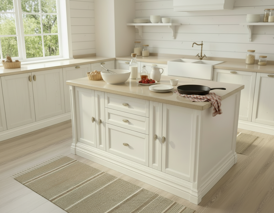 Insule din lemn masiv la comandă