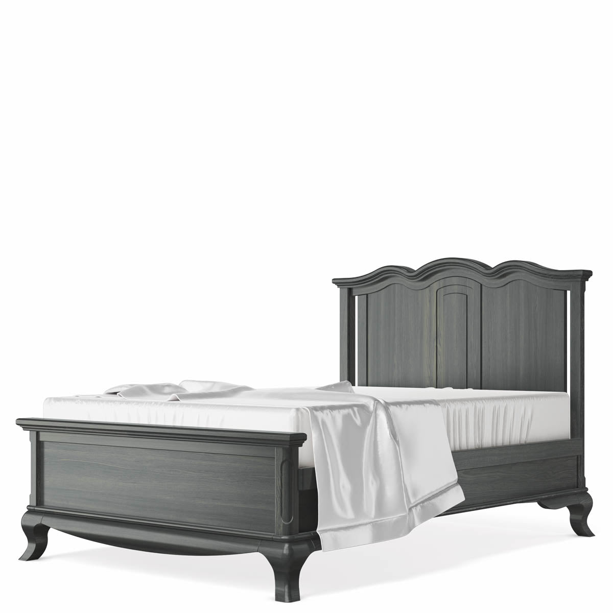 Pat Dormitor Cleopatra din Lemn Masiv (200x200) cu Spate Plin