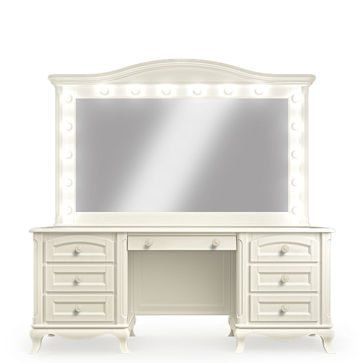 Toaletă de Machiaj Cleopatra (6/7 Sertare) din Lemn Masiv