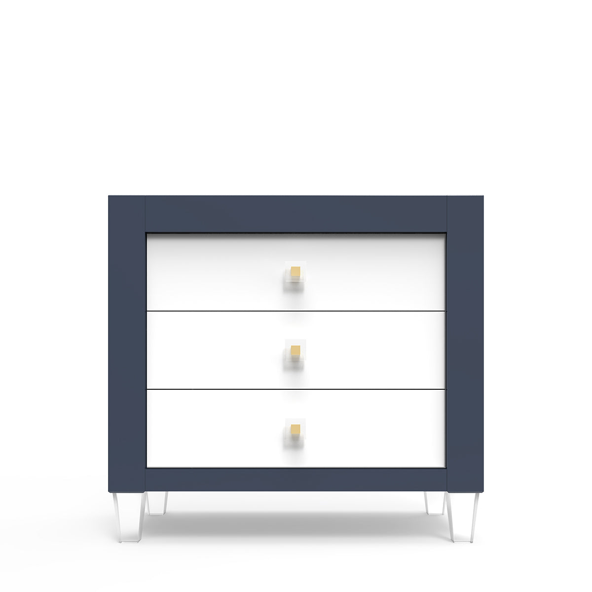 Comodă Millenario din Lemn Masiv cu 3 Sertare