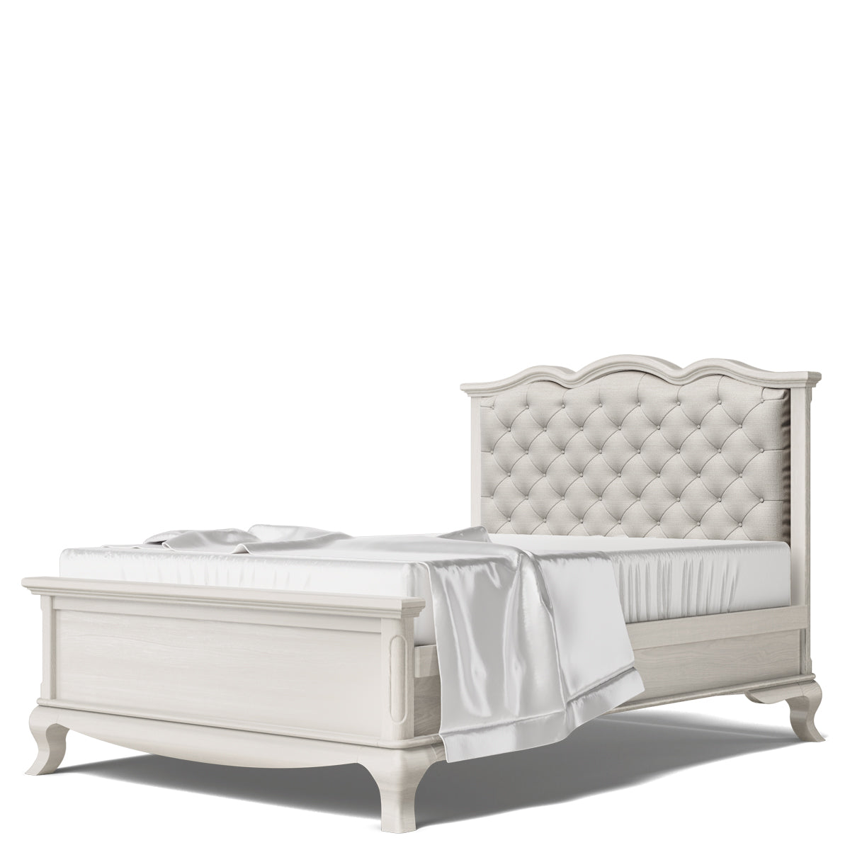 Pat Dormitor Cleopatra din Lemn Masiv cu Tapițerie