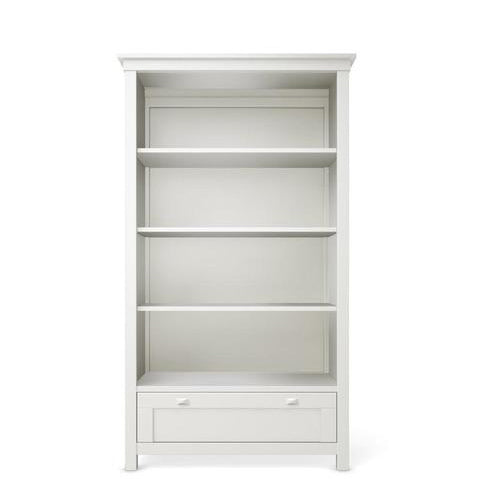 Bibliotecă Karisma din Lemn Masiv cu Rafturi Ajustabile și Sertar