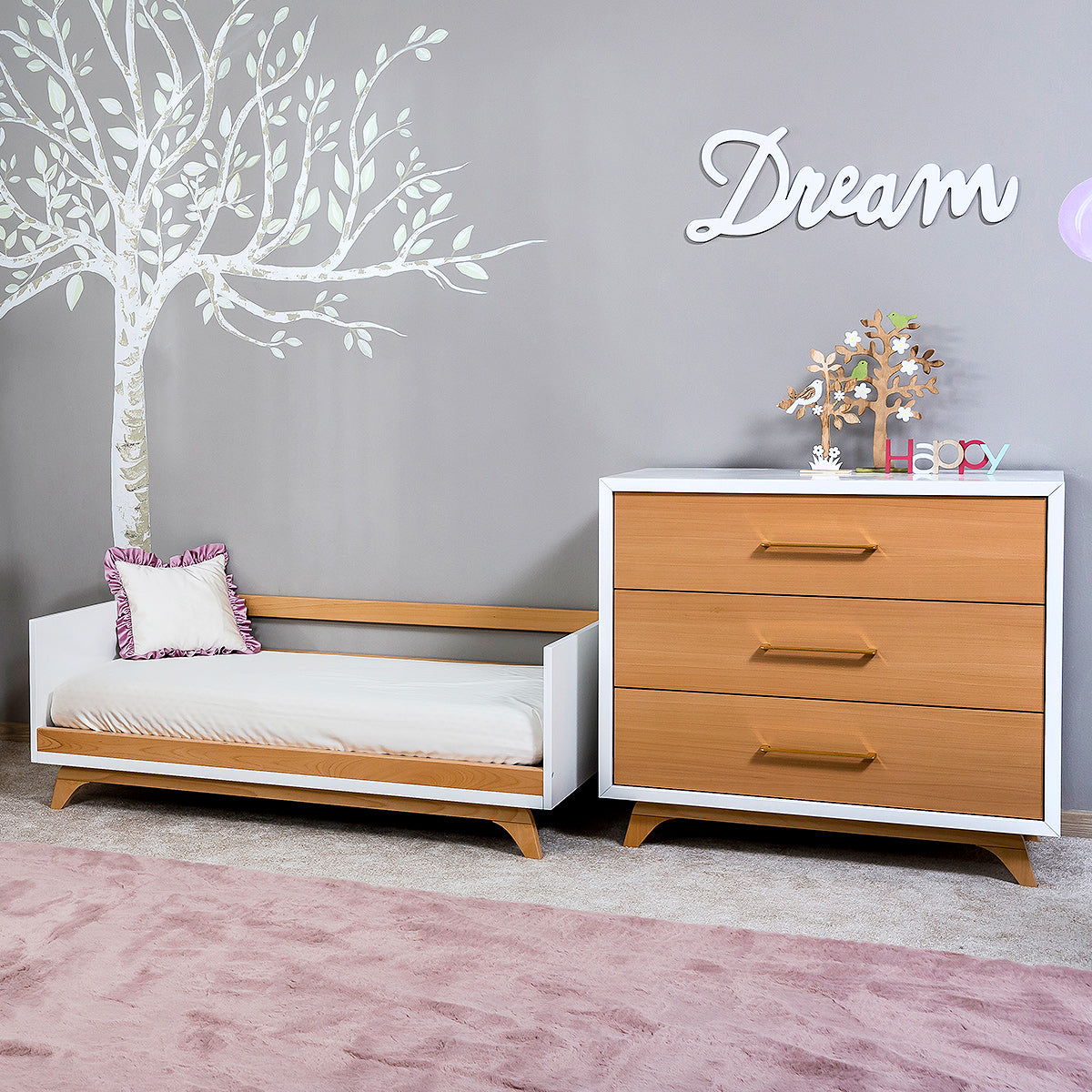 Comoda Uptown ABC din Lemn Masiv