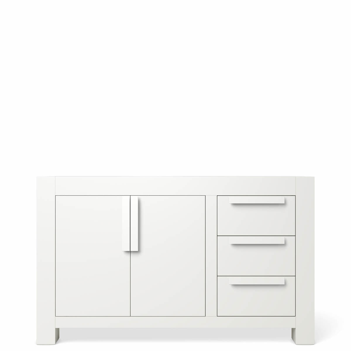 Comodă Ventianni din Lemn Masiv cu 3 Sertare și 2 Uși