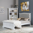 Pat dormitor Imperio cu tapiterie