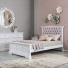 Pat dormitor Imperio cu tapiterie