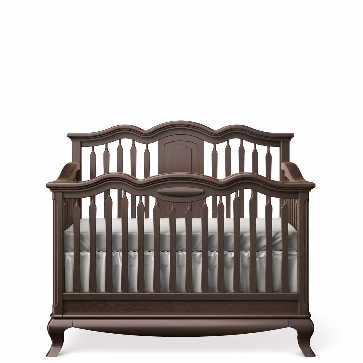 Pătuț Convertibil Cleopatra cu Baluștri din Lemn Masiv