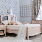 Patut convertibil Cleopatra cu spate balustrii