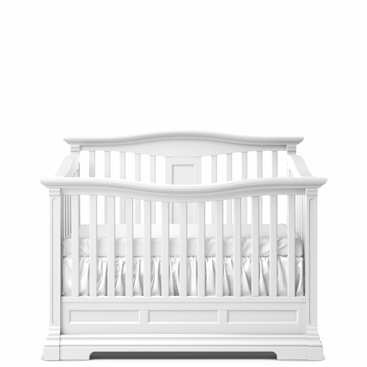 Pătuț Convertibil Imperio din Lemn Masiv cu Baluștri