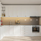 Mobila de bucatarie din lemn masiv la comanda