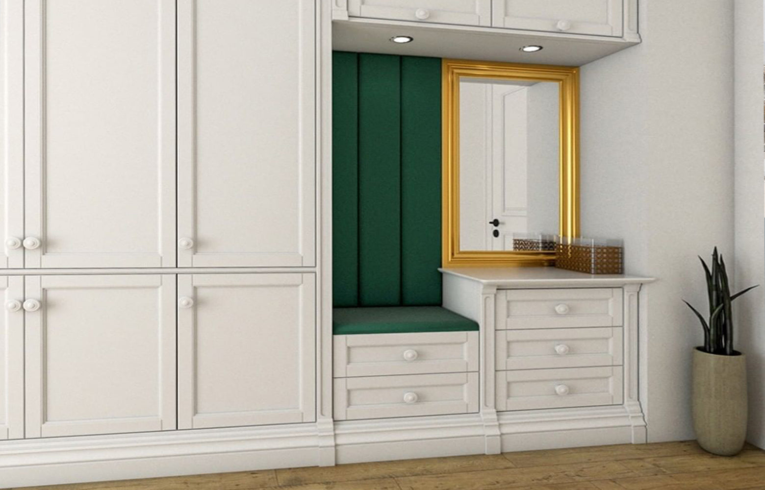 Mobilier de hol din lemn masiv la comandă