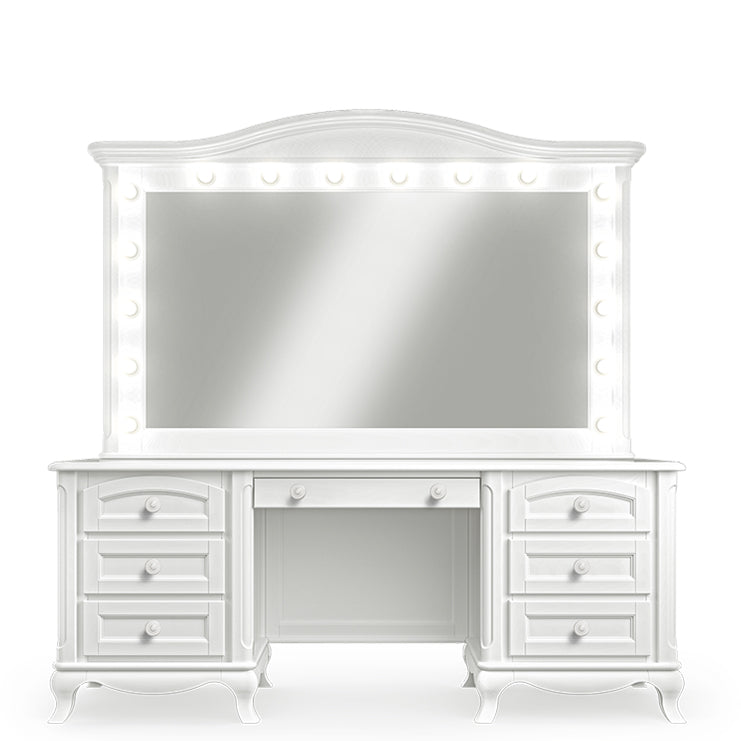 Toaletă de Machiaj Cleopatra (6/7 Sertare) din Lemn Masiv